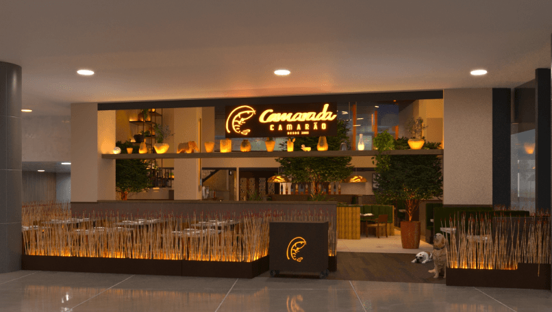 O Camarada Camarão é um restaurante informal, rústico e elegante, decorado com lembranças do mar que inaugurou sua primeira operação em dezembro de 2005 no bairro de Boa Viagem, em Recife-PE. Em 2011, já com um bom recall de marca na cidade e uma operação bem amadurecida, o Grupo Drumattos , empresa-mãe do Camarada Camarão, inicia um projeto de expansão nacional e inaugura sua primeira unidade fora do Recife. A partir daí, já são mais de 30 unidades espalhadas pelas 5 regiões do país. A nova unidade, no Shopping Metropolitano Barra, representa 32° inauguração da rede e 6° operação na cidade do Rio de Janeiro. Esta casa contempla área para Eventos, Espaço Camaradinha (kids) e área Pet.