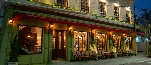 Allêz Brasserie

Cuisine Française Traditionnelle
| seg. a qui. 11h30 às 15h30 - 18h às 23h
| sex. sáb. e dom. 11h30 às 00h