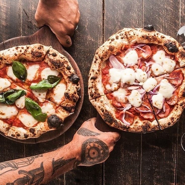 Made in Downtown! Pizzas, cocktails, sandwiches and luv.