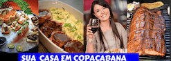 Variados cortes de carne na brasa, buffet de saladas e pratos quentes, bebidas e sobremesas, em clima casual.